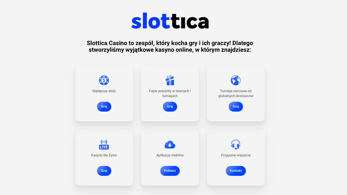 Dlaczego warto wybrać kasyno Slottica w Polsce?